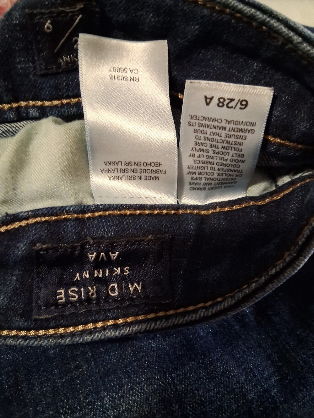 BOGO On DENIM-Lucky Brand Mid-Rise Skinny Ava Jeans in Dark Indigo